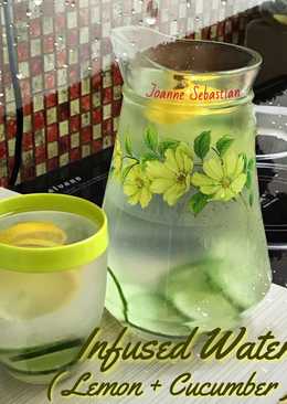 Infused Water (Lemon + Cucumber)