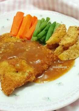 Dory Steak Blackpepper Sauce