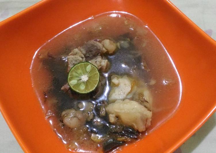 gambar untuk cara membuat Sop iga jamur kuping