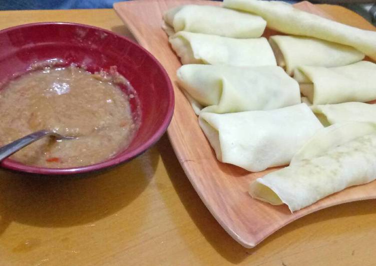 gambar untuk resep makanan Lumpia Basah Rumahan