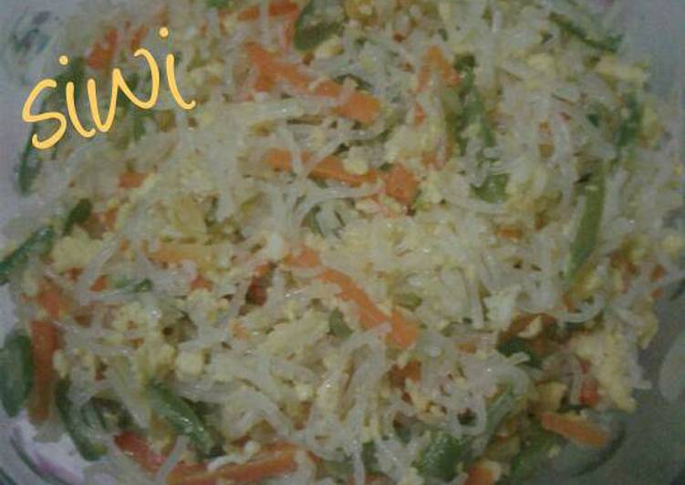 resep lengkap untuk Orak Arik Sayur Bihun Jagung