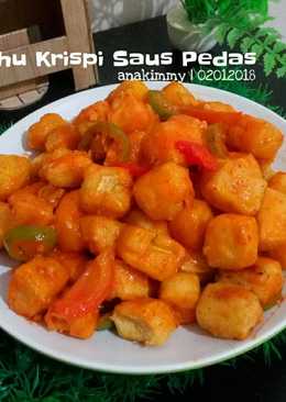 Tahu Krispi Saus Pedas