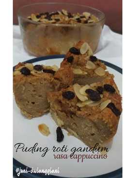 Puding roti gandum rasa cappuccino #Rabubaru