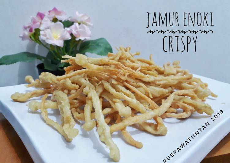 Jamur enoki crispy