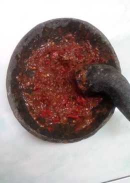 Sambal terasi khas Indramayu