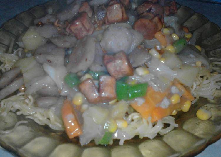 Resep Mie cap cay - Puspita' Abqary