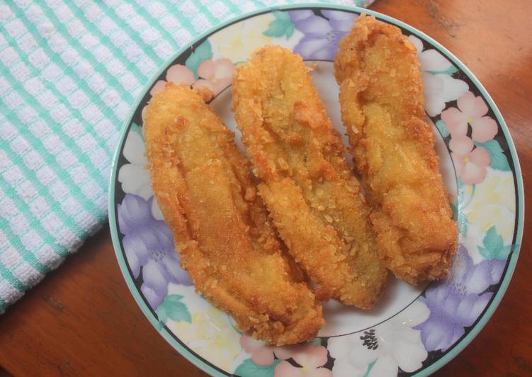 resep lengkap untuk Pisang Goreng Pasir Crispy Renyah