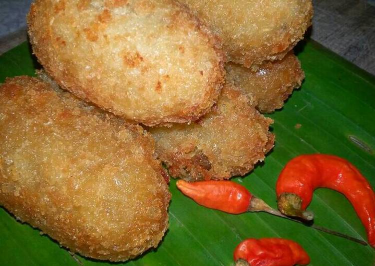 gambar untuk cara membuat Kroket Singkong