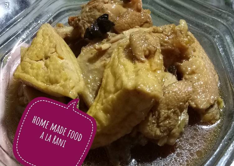 Resep Semur Ayam Tahu - Rani Fadhillah