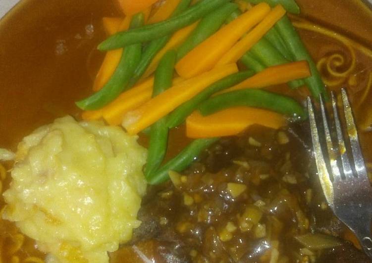 resep Steak daging rumahan #lezat ??