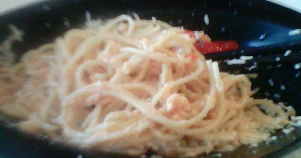 Resep Spagetti ayam keju ala ayomi