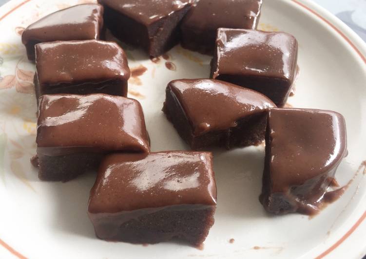 resep lengkap untuk Brownies 3sdm (recook elza kitchen)