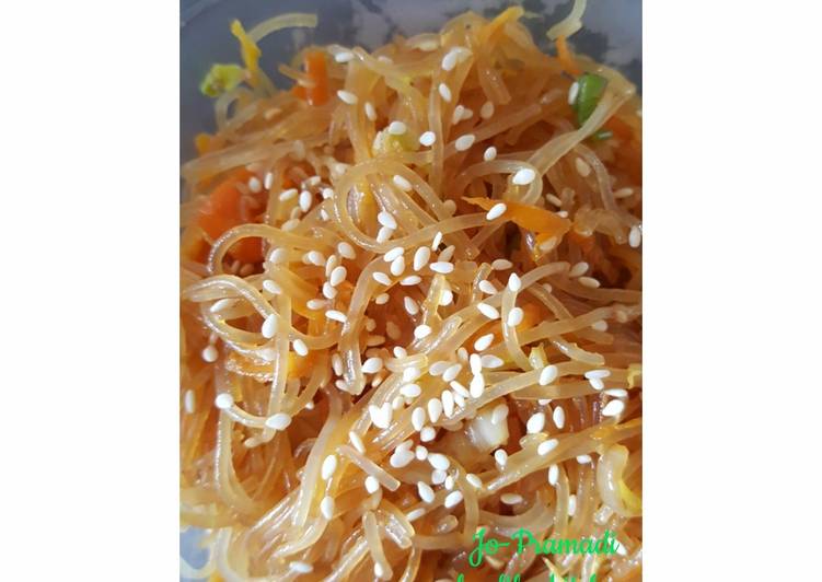 gambar untuk resep makanan Japchae vegan korean style