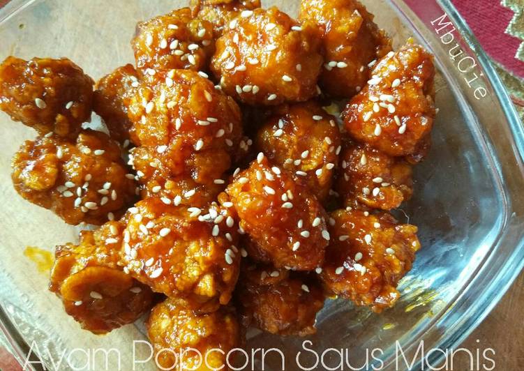  Resep  Ayam  Popcorn Saus Manis oleh Vici Lucianti MbuCie 