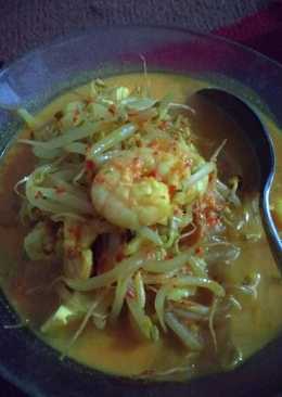 Gulai Udang Cantik Hias Tahu Tauge