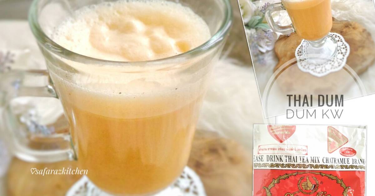 Resep Thai Tea Dum Dum KW oleh safarazkitchen f Cookpad