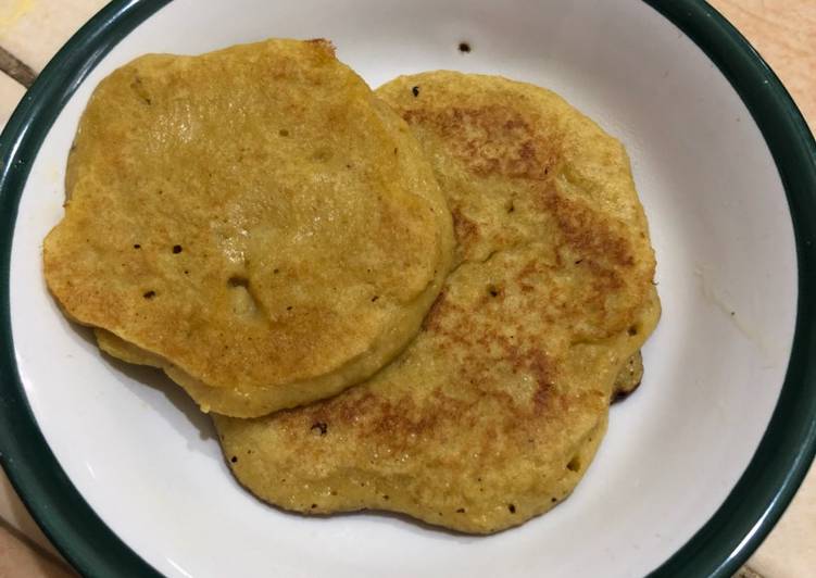 resep Banana oat pancake