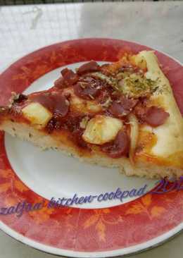 Pizza Tanpa Ulen / No Knead Mudah Lezat