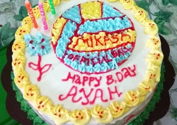 Gambar Kue Ulang Tahun Bola Voli gambar kue ulang tahun