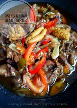 Oseng Jeroan Ikan Gabus