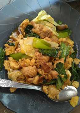 Oseng telur ayam sayur (diet DEBM)