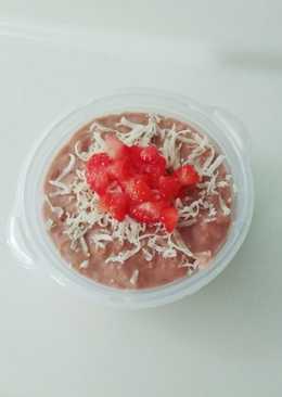 Choco n cheese oat with strawberry