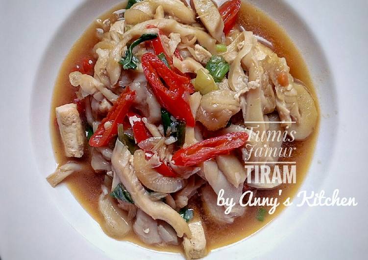 Resep Tumis Jamur Tiram Pedas + Tahu bakso By Nur Hamni