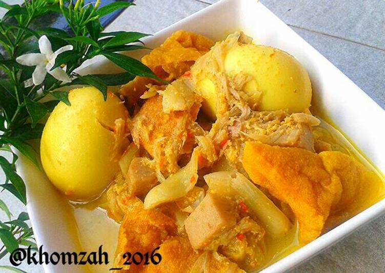 Resep Lodeh Gori/ Tewel - Khomzah Nur Hozin