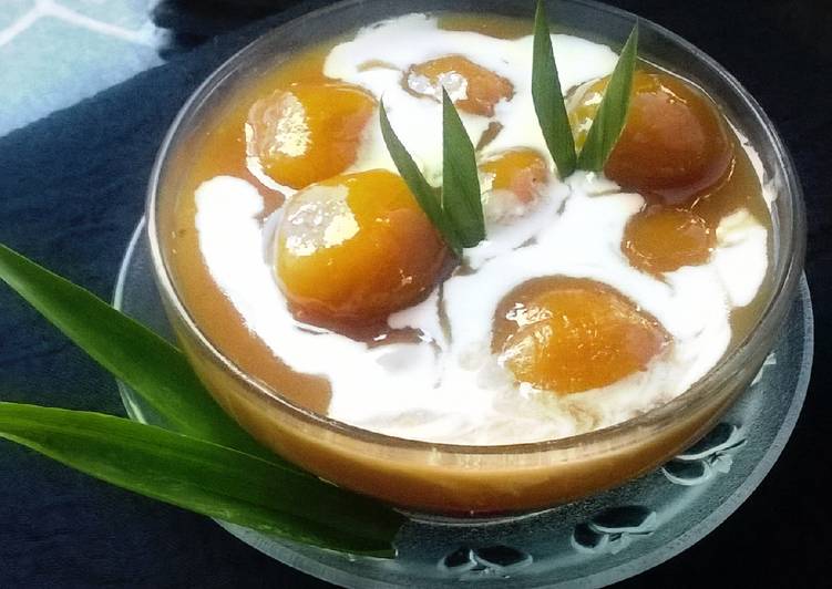 Resep Kolak Biji Salak Labu Parang (labu kuning/waluh) oleh Diana Endri