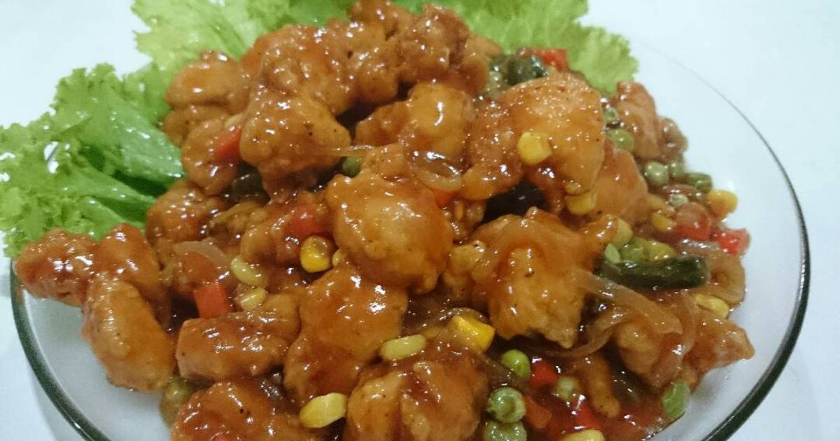 Resep Ayam  saus  asam  manis  oleh AMANDA Cookpad