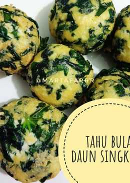 Tahu bulat daun singkong