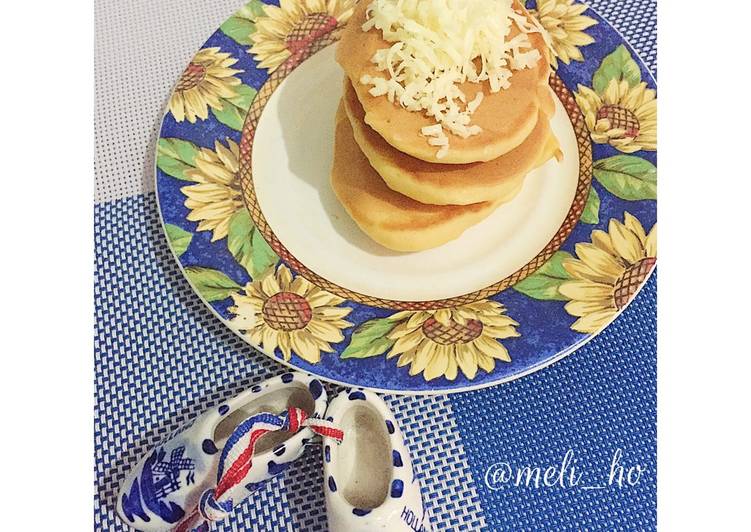 Cheesy Pondan Pancake (MPASI 1y+)