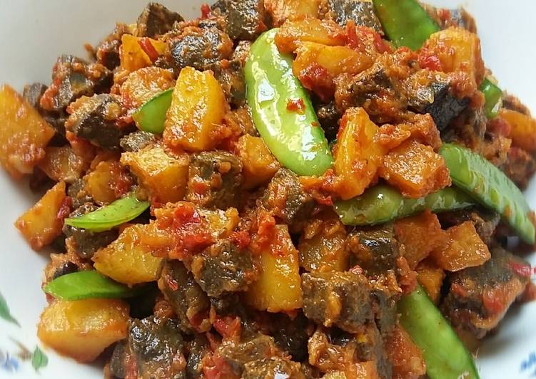 gambar untuk cara membuat Sambal Goreng ati sapi