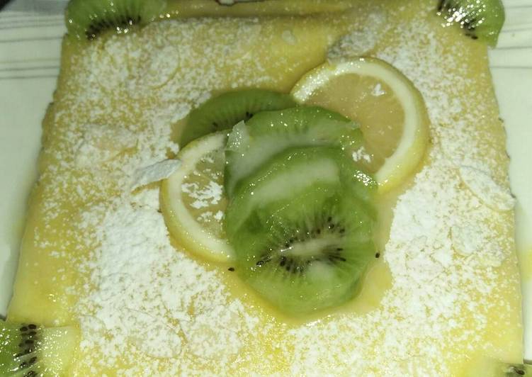 gambar untuk resep makanan Lemon cake salju