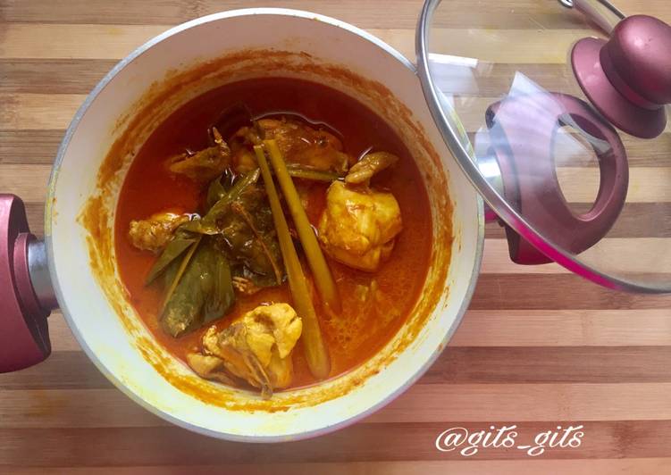 resep masakan Ayam gulai padang ala Rm padang