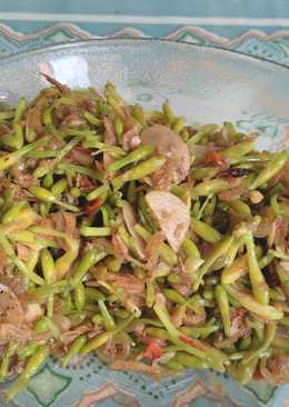 Tumis Kembang Kates (bunga pepaya)