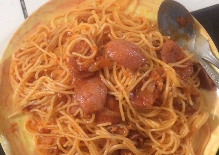 resep Spaghetti beef spicy bolognese