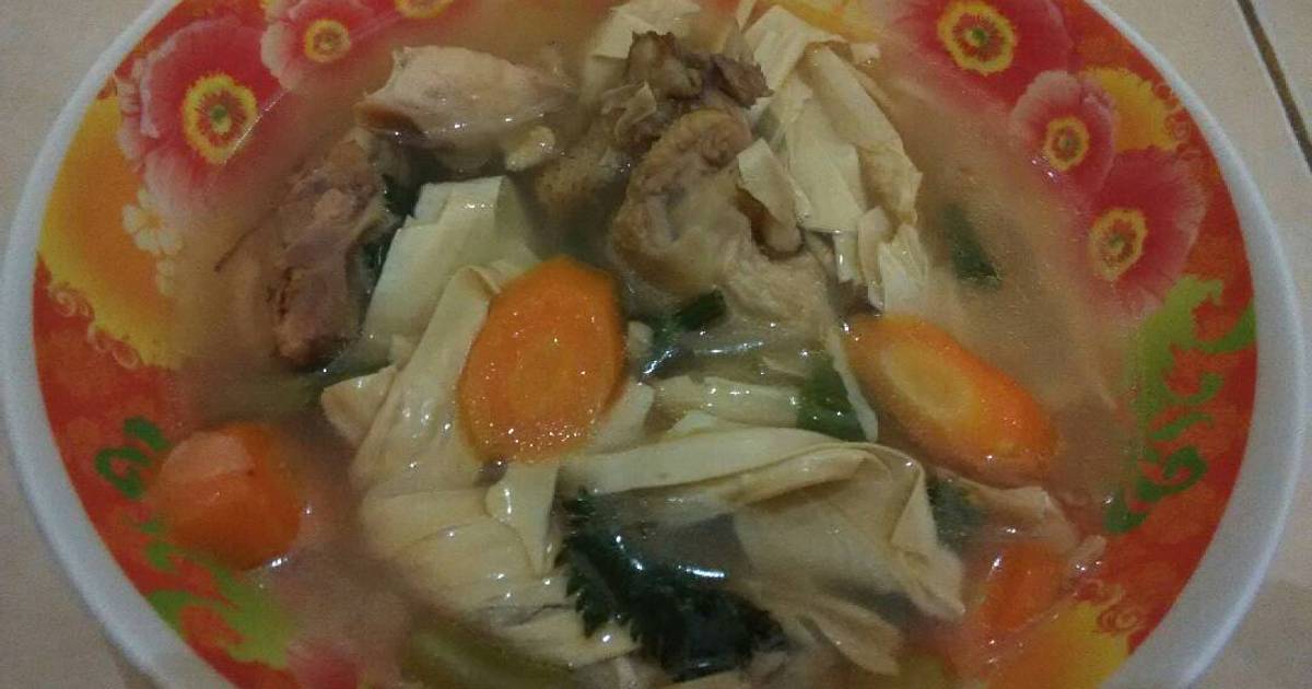 Resep Chicken soup ala Intan Sampul Tio