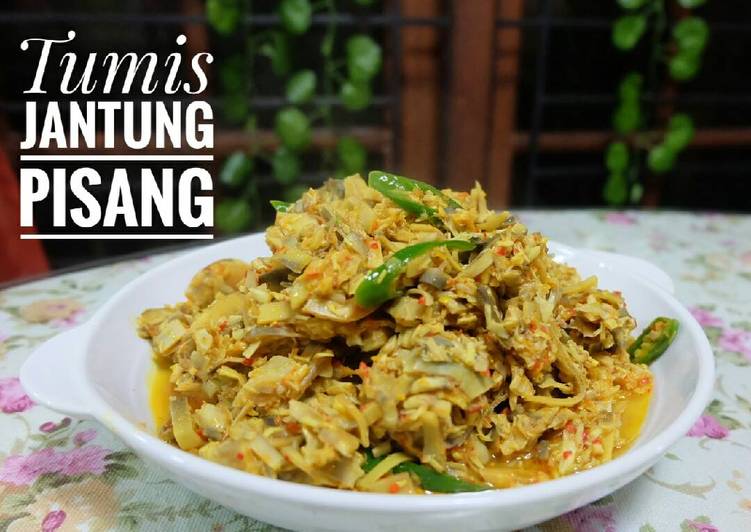 resep masakan Tumis Jantung Pisang