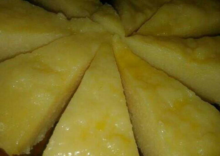 gambar untuk cara membuat Singkong Cheese Cake Ricecooker