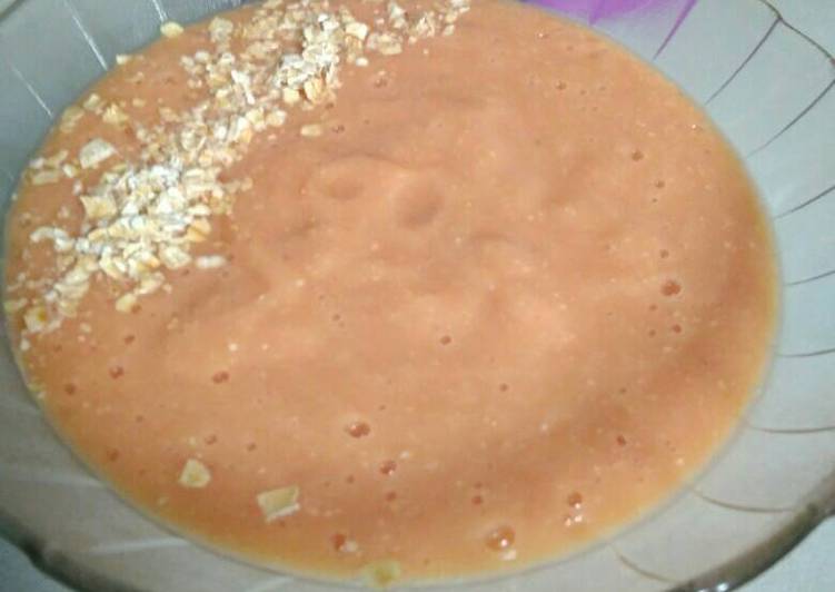 gambar untuk resep makanan Smoothie bowl oat