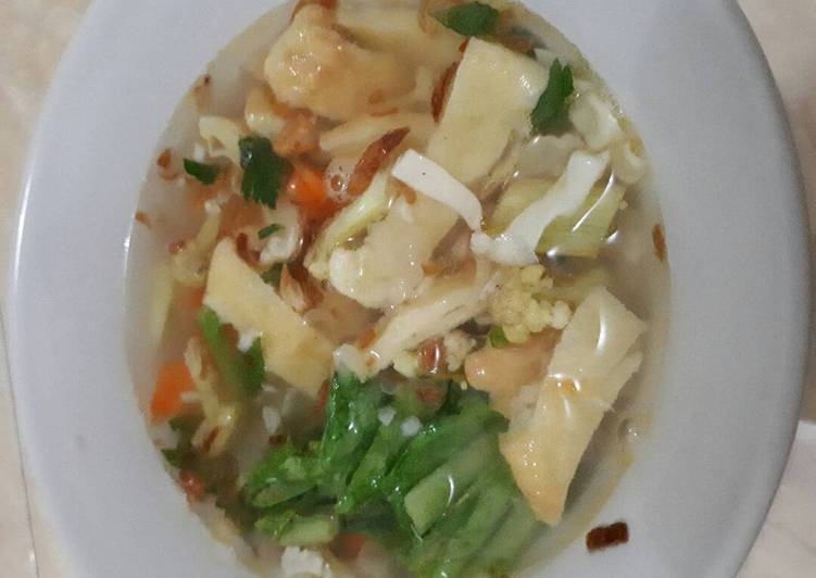 resep Cap jae sayur kuah bening