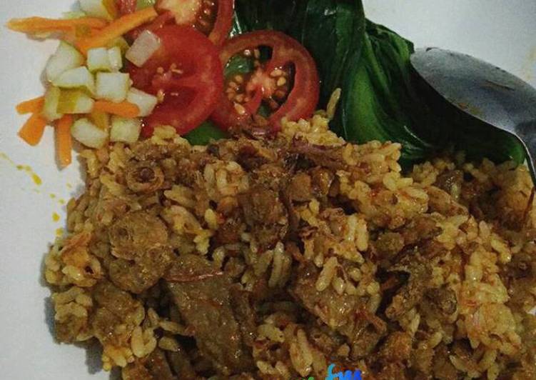 resep lengkap untuk Nasi goreng kambing