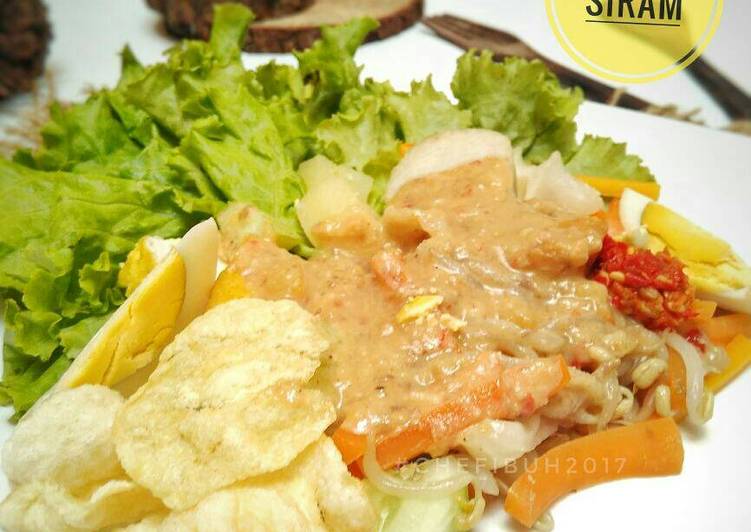 resep Gado gado siram jatim