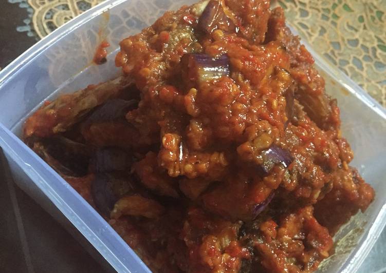 gambar untuk resep Sambal Tempoyak ikan nila + terong