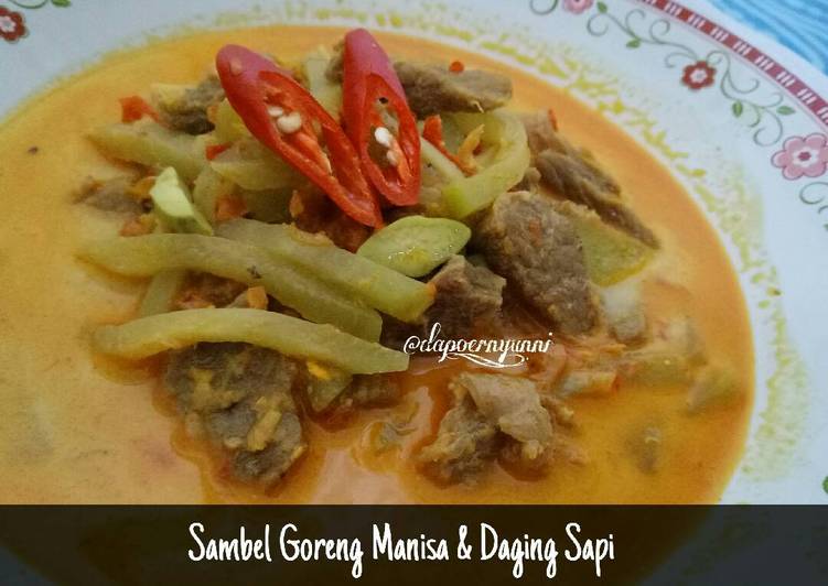 Resep Sambal Goreng Manisa & Daging Sapi Karya Dhipa_dhip