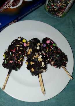 Es pisang coklat Stick