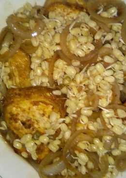 Rollade tahu masak saos teriyaki