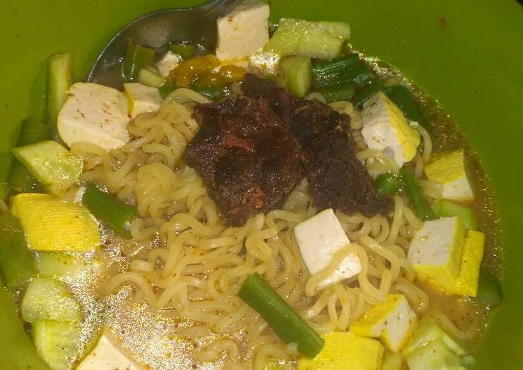 gambar untuk resep makanan Indomie dengdeng ala