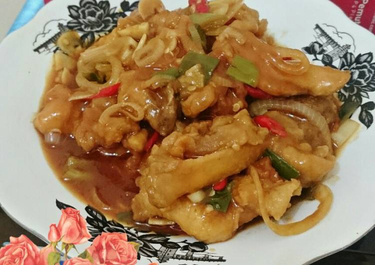 resep masakan Ayam Goreng Saus Mentega